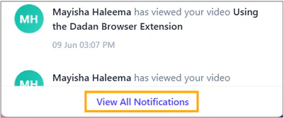 View All Notifications