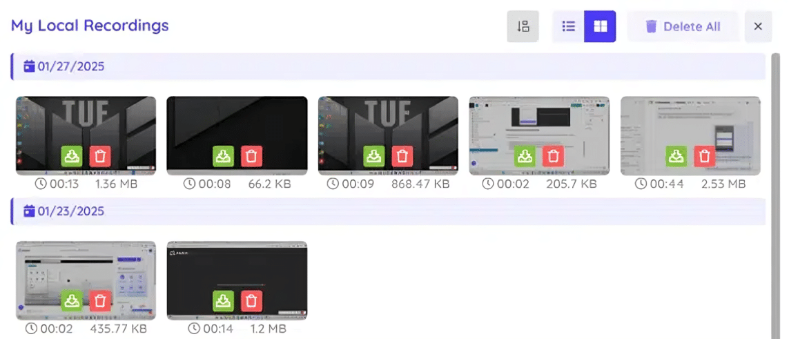 In My Local Recordings