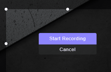 Confirm start recording