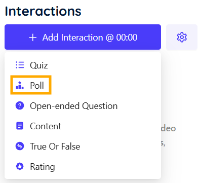 Select Poll Select Poll