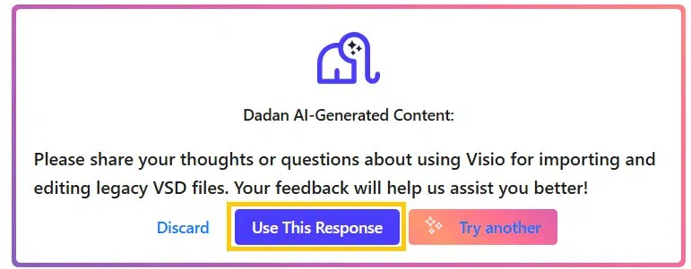 Adding open-ended questions to your dadan video 1 image