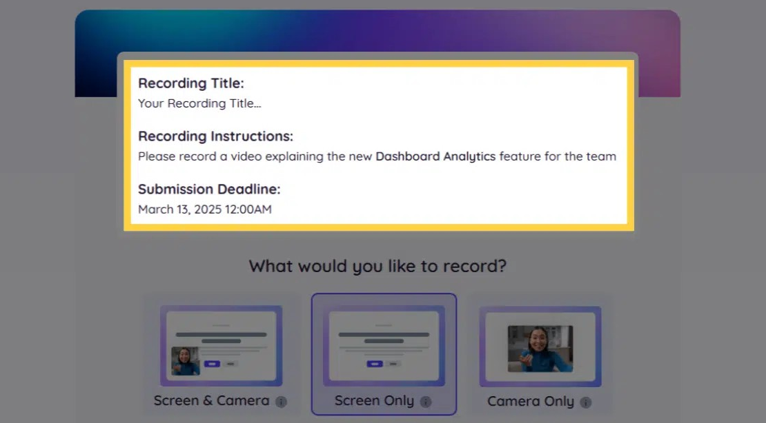 Review the Request Details