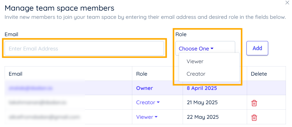 Assign the member role