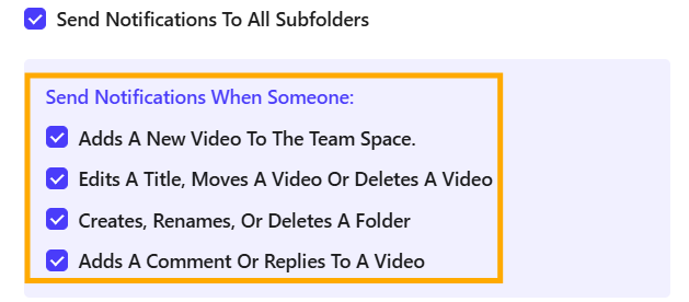 Configure notification triggers