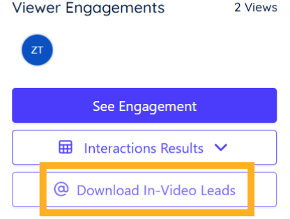 Click Download In-Video Leads