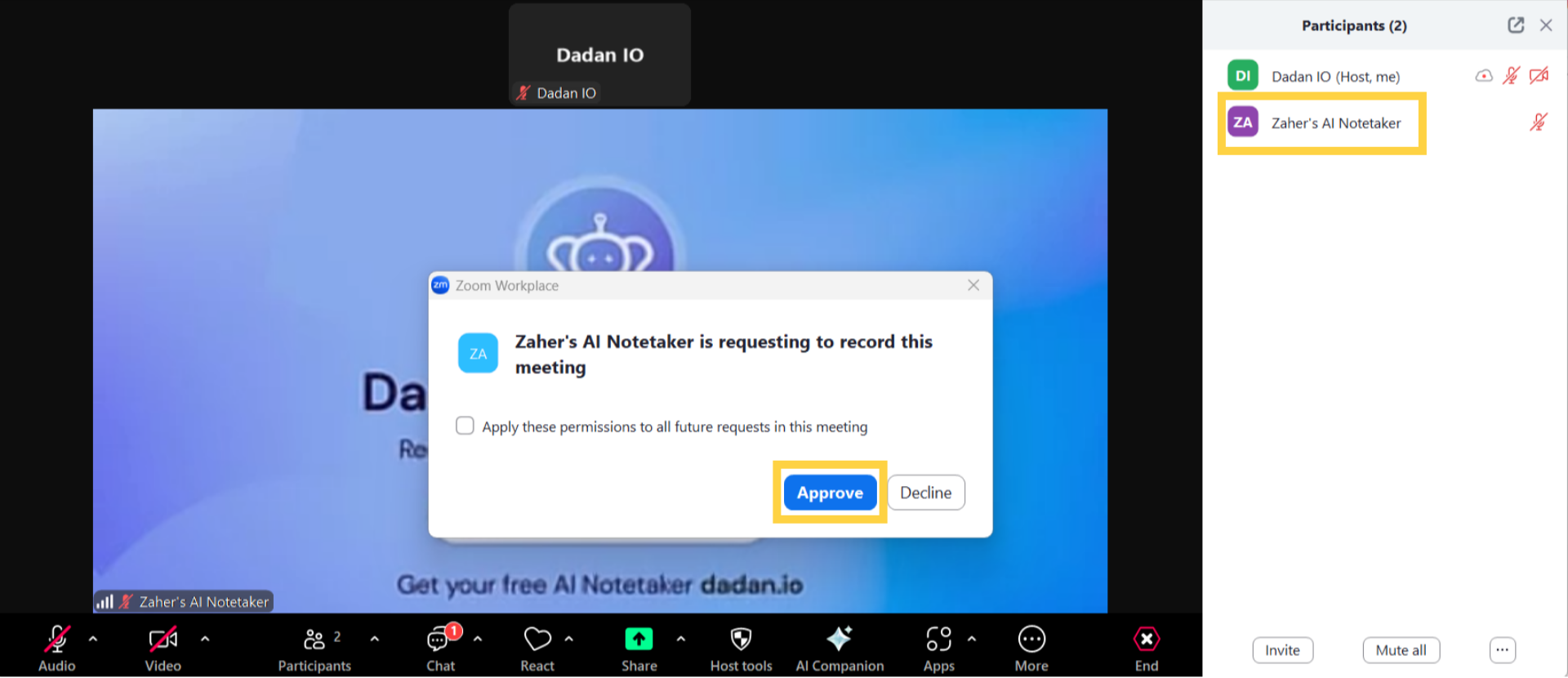 Click Approve Click Approve