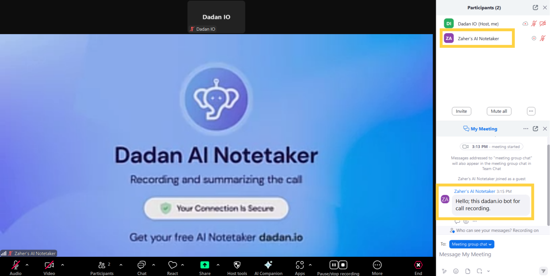 Hello chat message Hello chat message