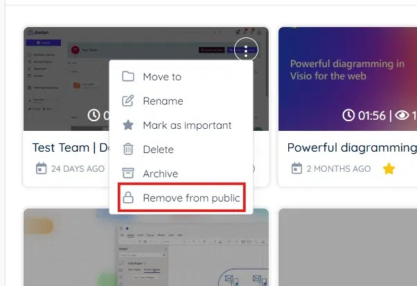 Remove folder from public