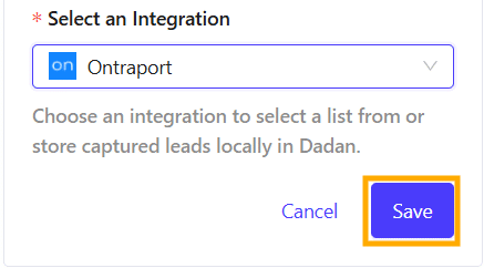 Click Save to apply the settings