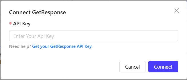 Open the API Key Guide link