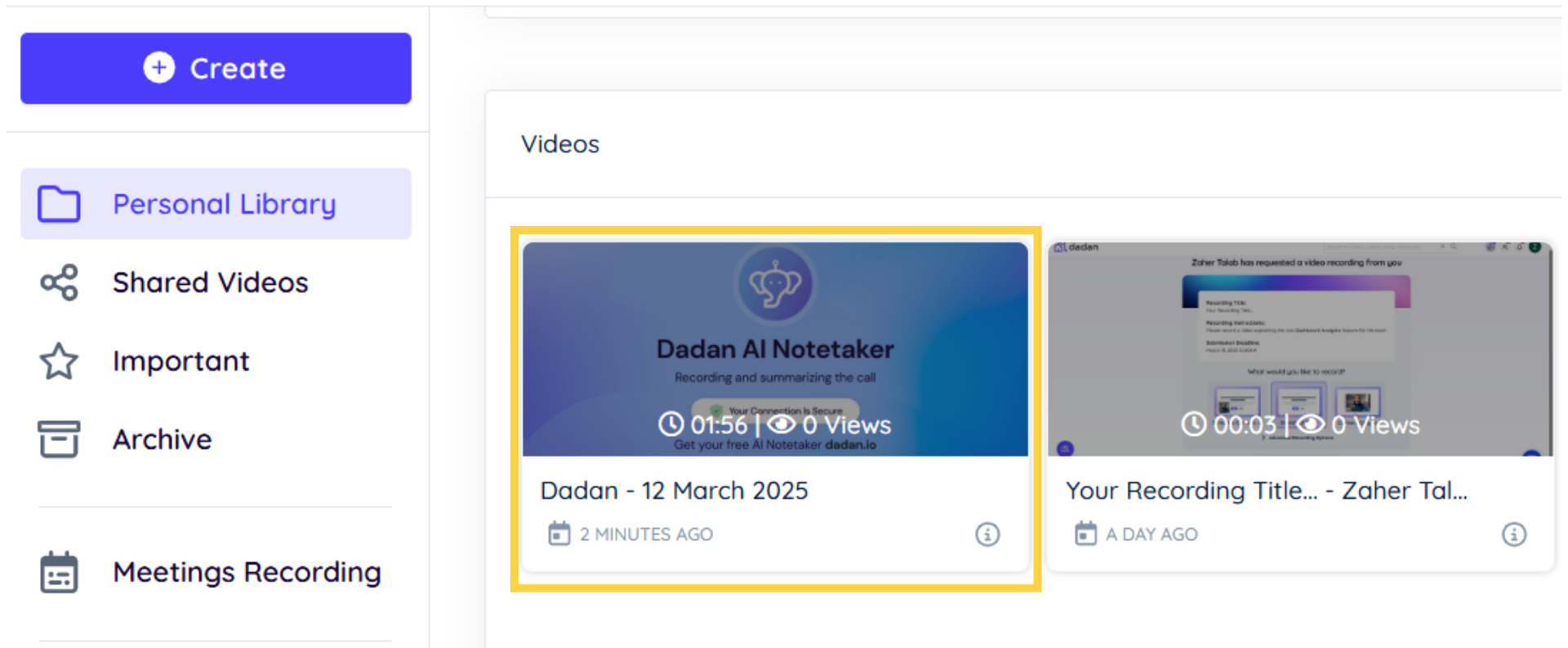 Check Your Recording in dadan Check Your Recording in dadan