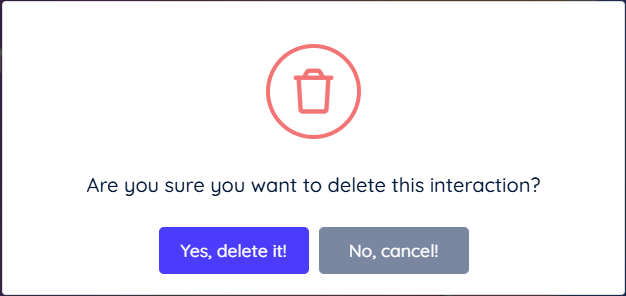 Click Yes, delete it! Click Yes, delete it!