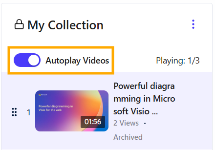 Toggle the Autoplay Videos switch to the "On" position