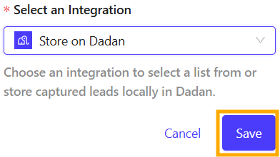 Click Save to apply the settings