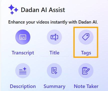 Video AI Tags