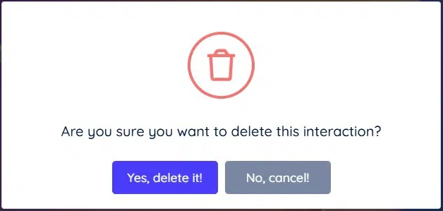 Click Yes, delete it! Click Yes, delete it!
