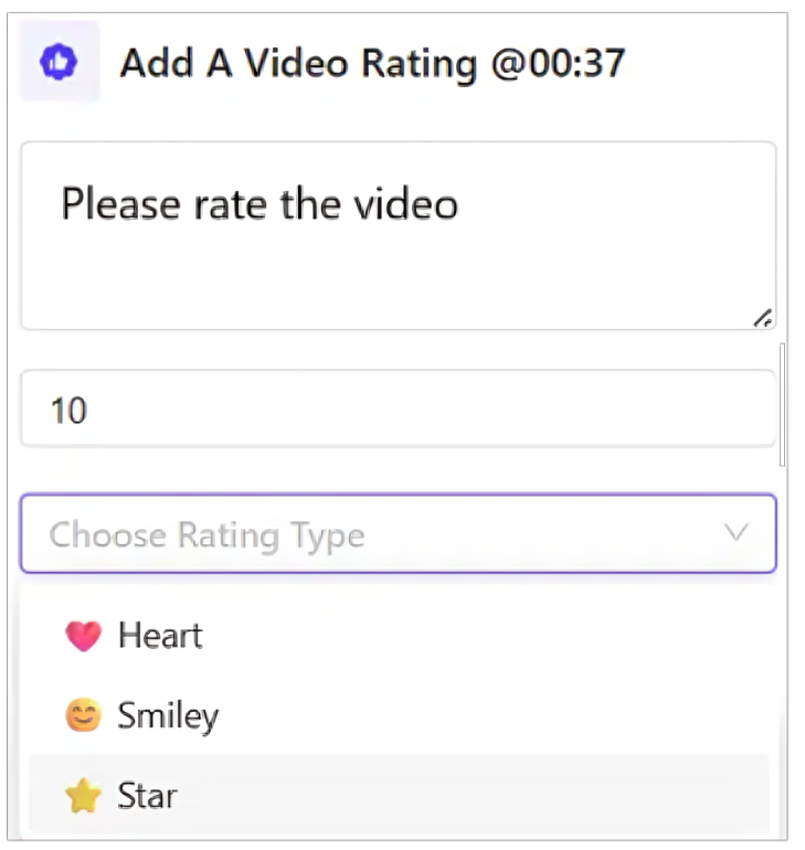 Choose Rating Type