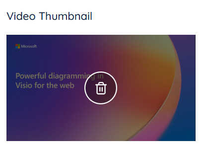 Thumbnail trash icon