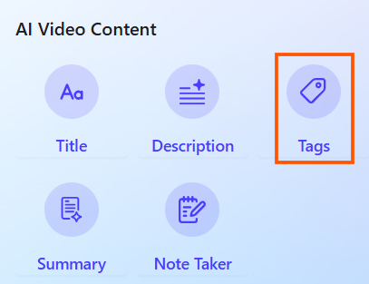Video AI Tags