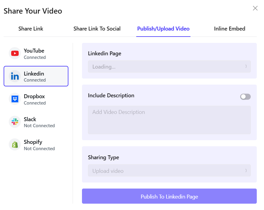 Toggle Include Description