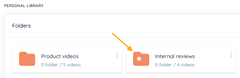 Starred Folders Starred Folders