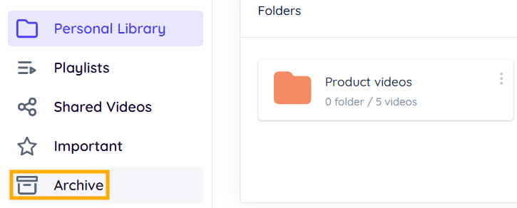 Accessing the Archive Menu Accessing the Archive Menu