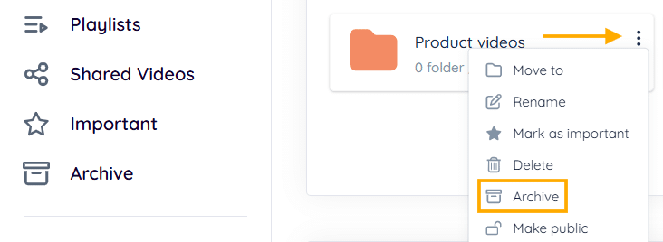 Archive Folders Archive Folders
