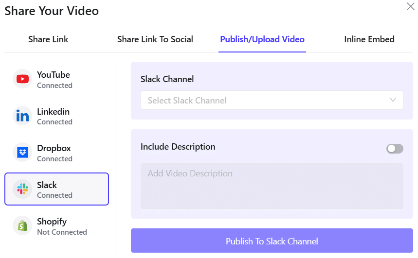 Toggle Include Description