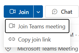 Use the Copy join link option