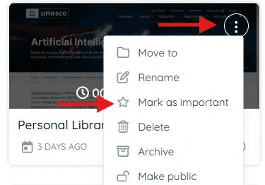 Mark Videos as Important