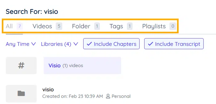 Filter by Content Type