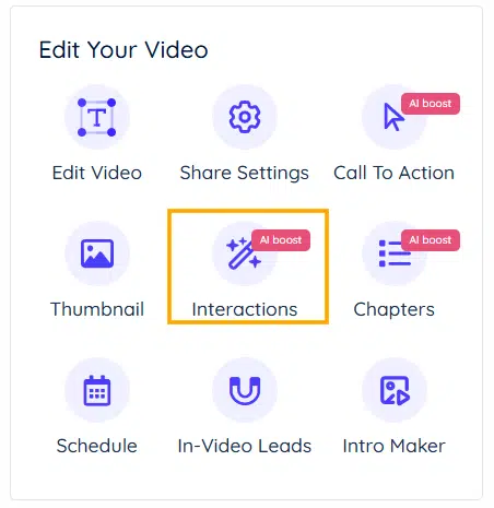 Interactions icon Interactions icon