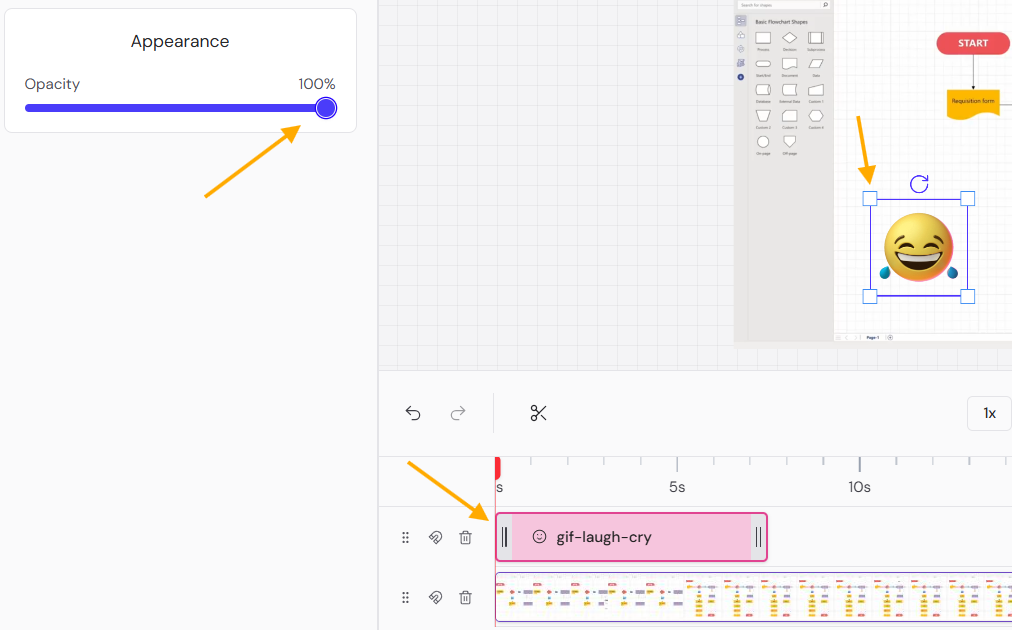 Emoji appearance controls