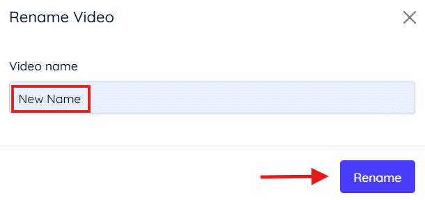Rename Videos