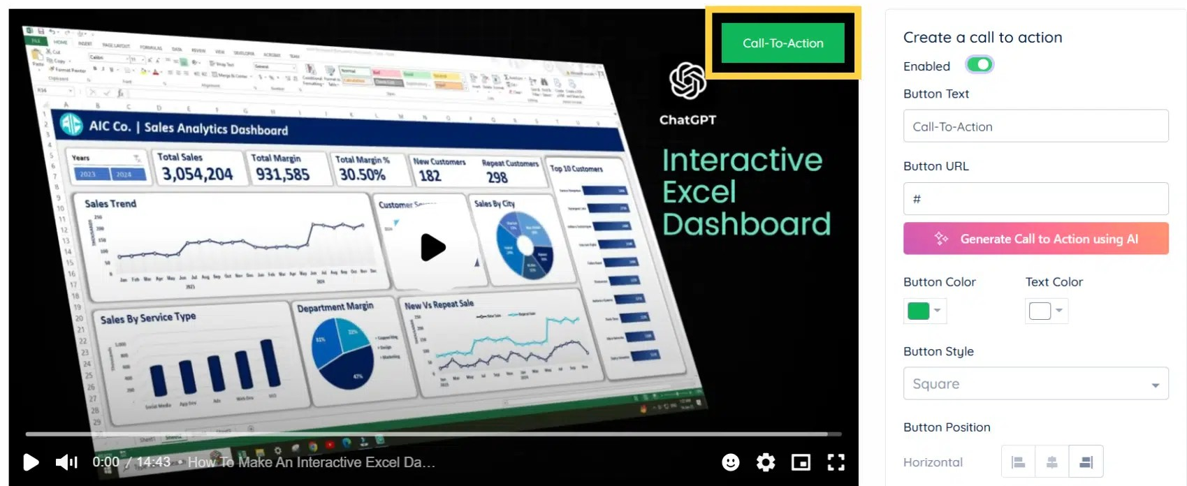 Call-to-Action rectangle