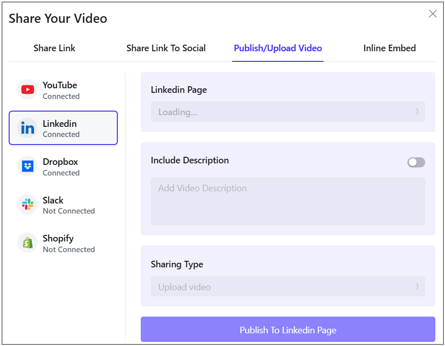Toggle Include Description