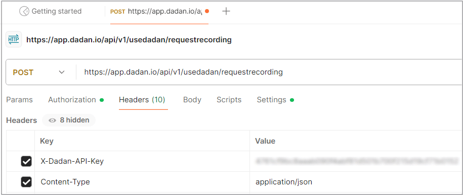 Set your authorization