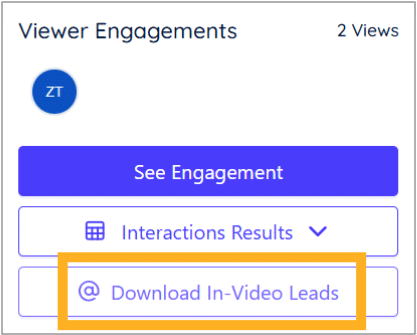 Click Download In-Video Leads