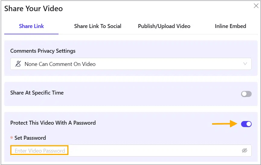 Protect This Video with a Password