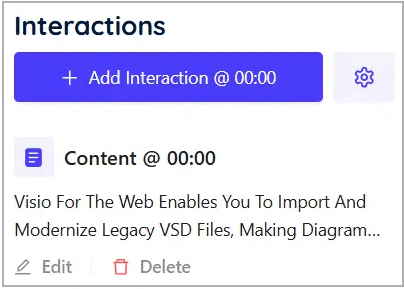 Click Edit or Delete