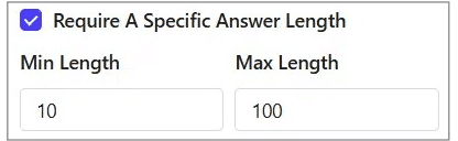 Answer length