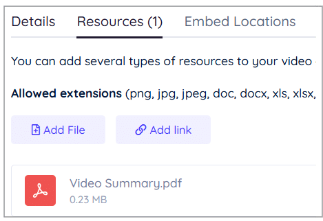 Summary as a PDF file