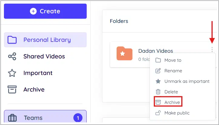 Archive Folders Archive Folders