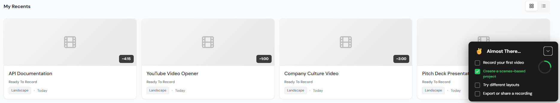 My Recents My Recents