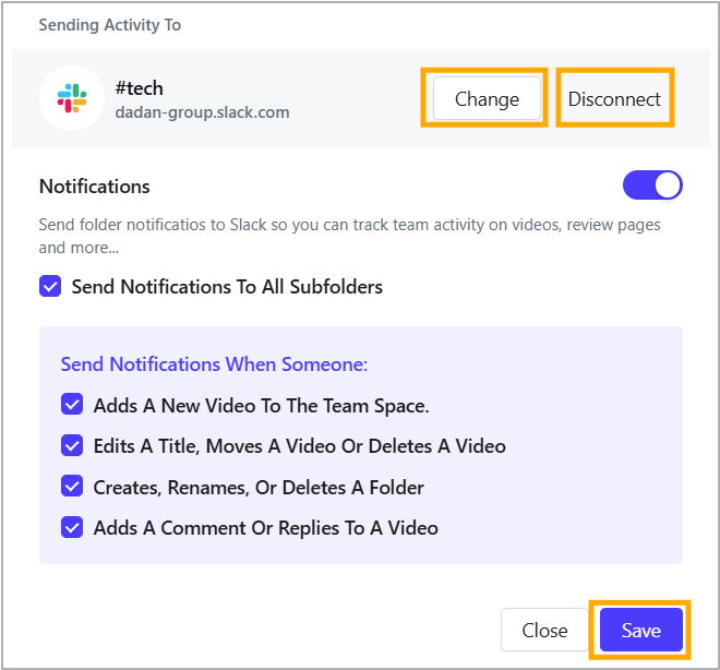 Disconnect Slack Disconnect Slack