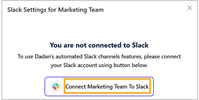 Connect Marketing Team To Slack