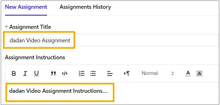 Assignment details Assignment details