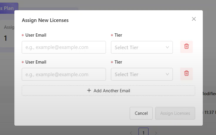 Fill in the assignment details