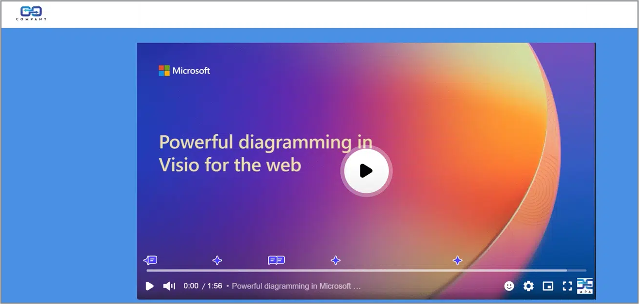 Shared video background color