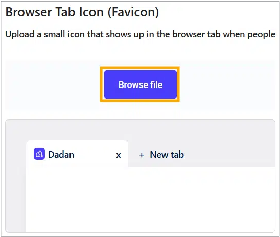 Browser Tab Icon (Favicon)